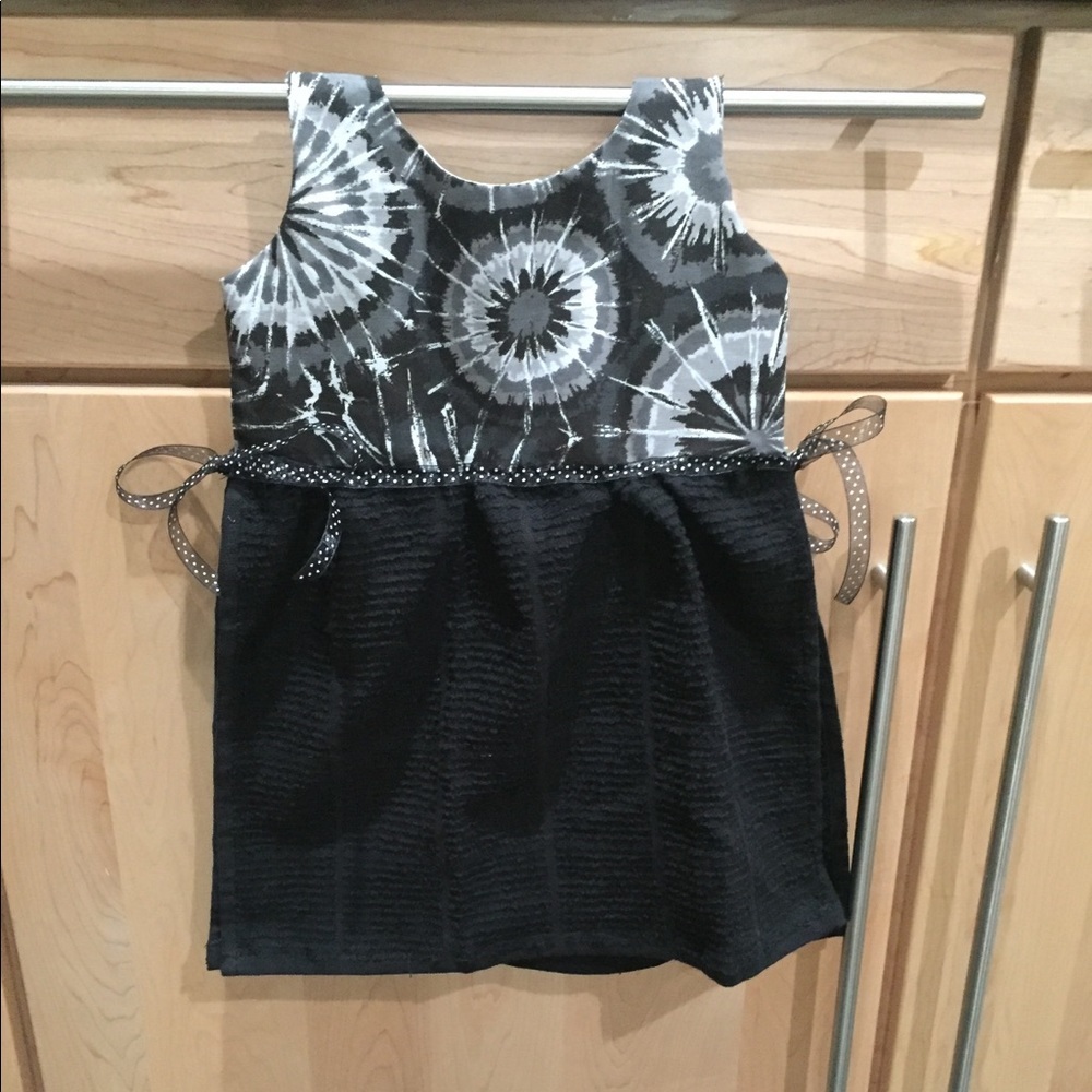 Hand made dish towel dress.